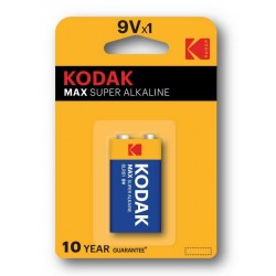 Pile Kodak Max alcaline 9v...